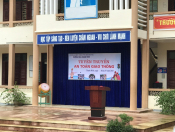 Trường TH - THCS Thanh Minh tuyên truyền ATGT cho học sinh