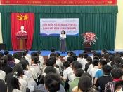 TRƯỜNG TH – THCS THANH MINH PHỐI HỢP VỚI TRUNG TÂM Y TẾ ĐIỆN BIÊN PHỦ TỔ CHỨC TUYÊN TRUYỀN, PHỔ BIẾN GIÁO DỤC PHÁP LUẬT CỦA NHÀ NƯỚC VỀ DÂN SỐ HỌC SINH VỊ THÀNH NIÊN